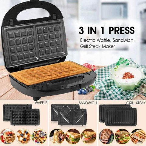 3in1 Sandwich Waffle Steak Maker - Alt View