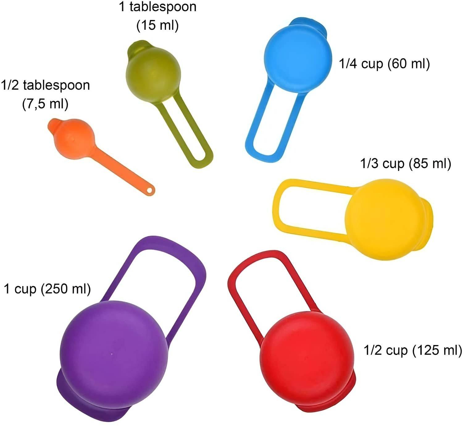 Colourful Measuring Cups and Spoons - DMC Wholesale