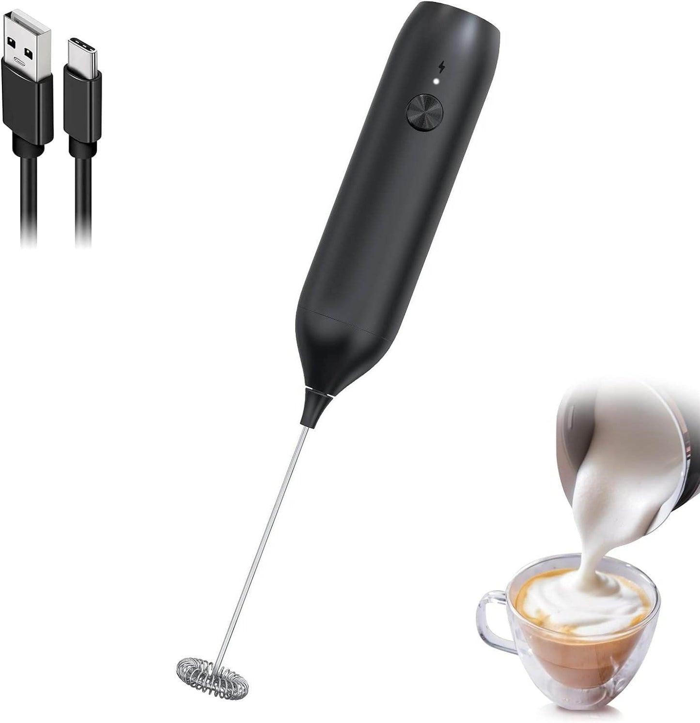 Rechargeable Electric Milk Frother - DMC Wholesale