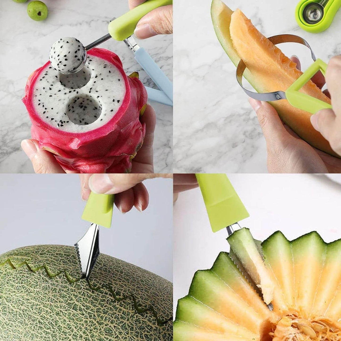 3in1 Fruit Baller Scoop Set (3 pcs) - DMC Wholesale