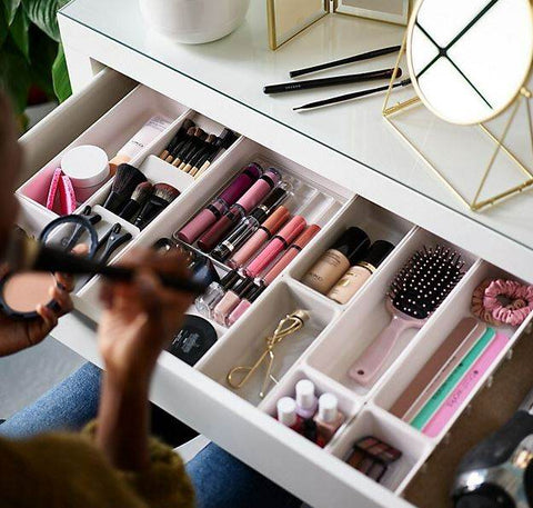 Large Make-Up Drawer Organiser Set (12 pcs) - Alt View