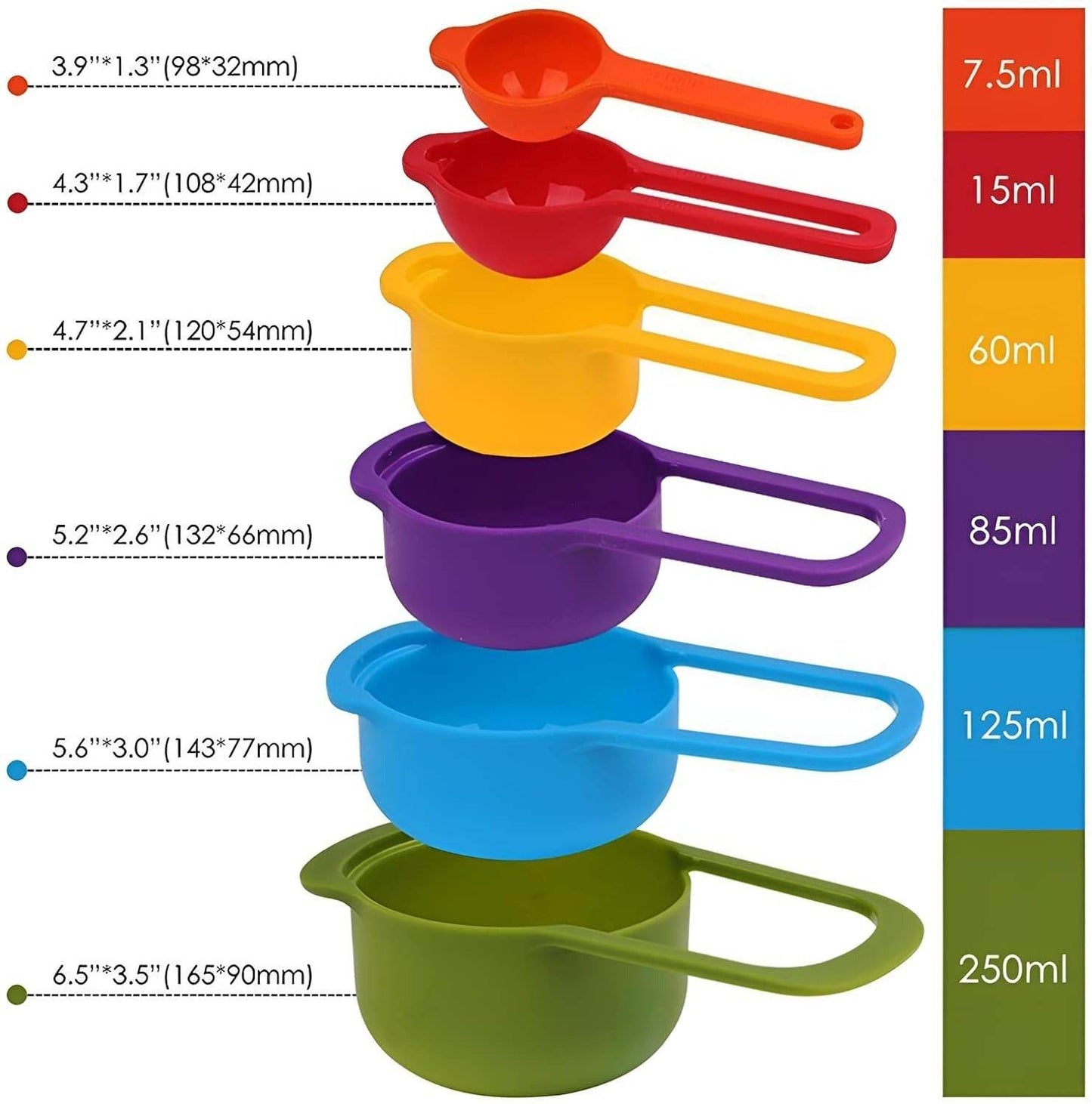 Colourful Measuring Cups and Spoons - DMC Wholesale