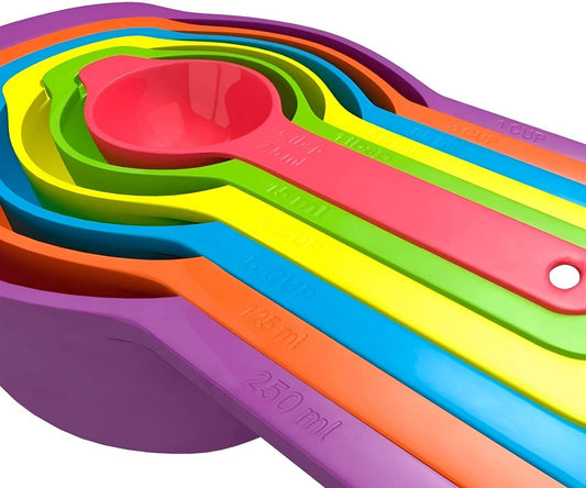 Colourful Measuring Cups and Spoons - DMC Wholesale