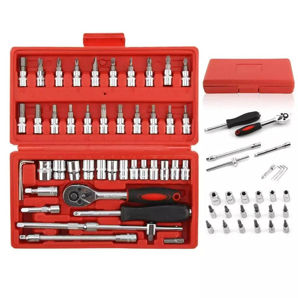 Tools Socket Wrench Set (46 pcs) - DMC Wholesale