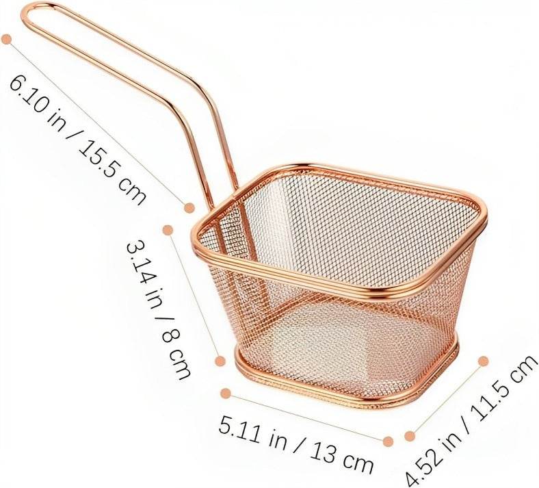 Steel Deep Fryer Basket (13cm) - DMC Wholesale