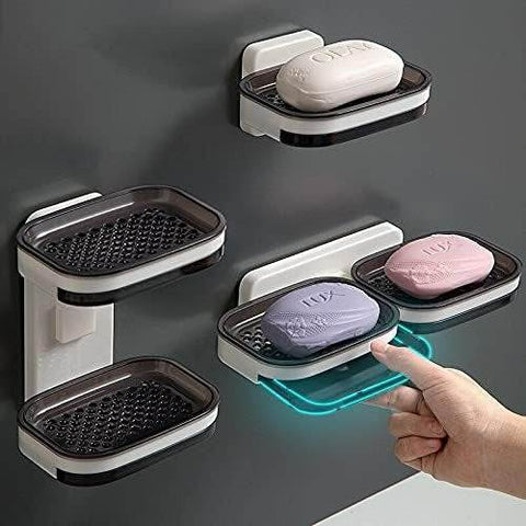 Adjustable Bathroom Soap Dish Holder - Alt View