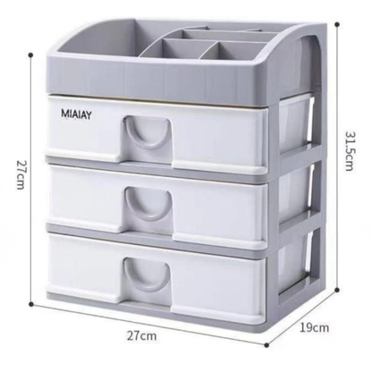 Handcrafting Multi-Drawer Organiser (3 Tier)(Grey)