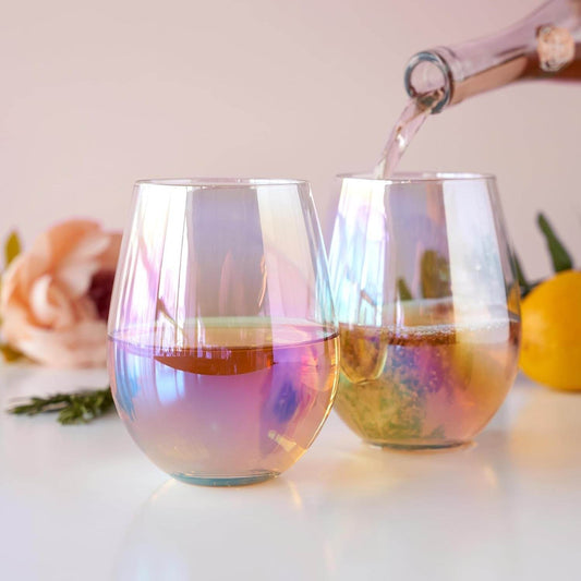 Elegant Stemless Glass (6 pcs)(580ml) - DMC Wholesale