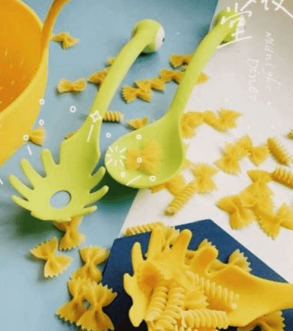 Monster Pasta And Salad Server Set (Green) - Alt View