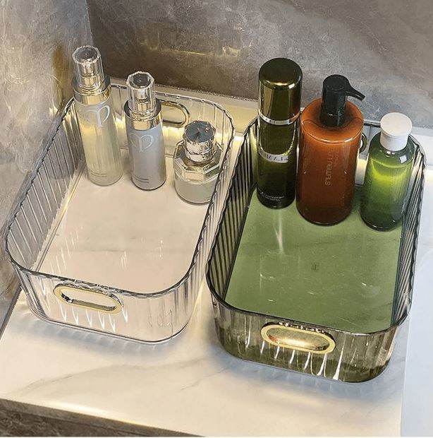 Luxury Acrylic Household Storage Container (28cm) - DMC Wholesale
