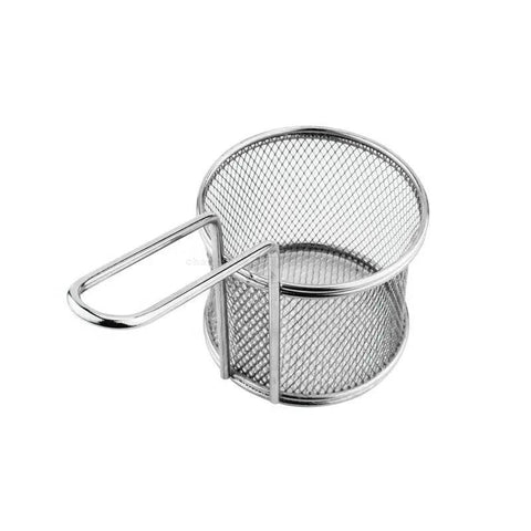 Round Steel Deep Fryer Basket (13cm) - Alt View