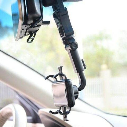 360 Degree Rearview Car Mobile Holder - DMC Wholesale