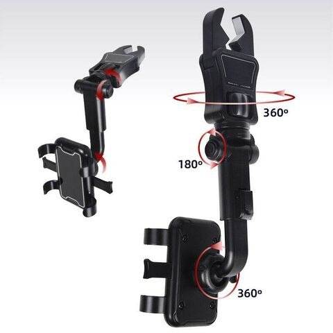 360 Degree Rearview Car Mobile Holder - DMC Wholesale