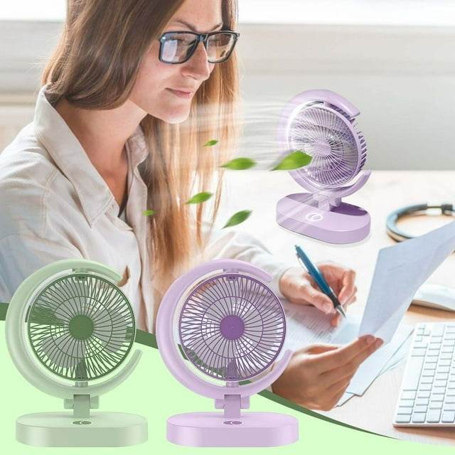 Desktop Fan With Night Light - DMC Wholesale
