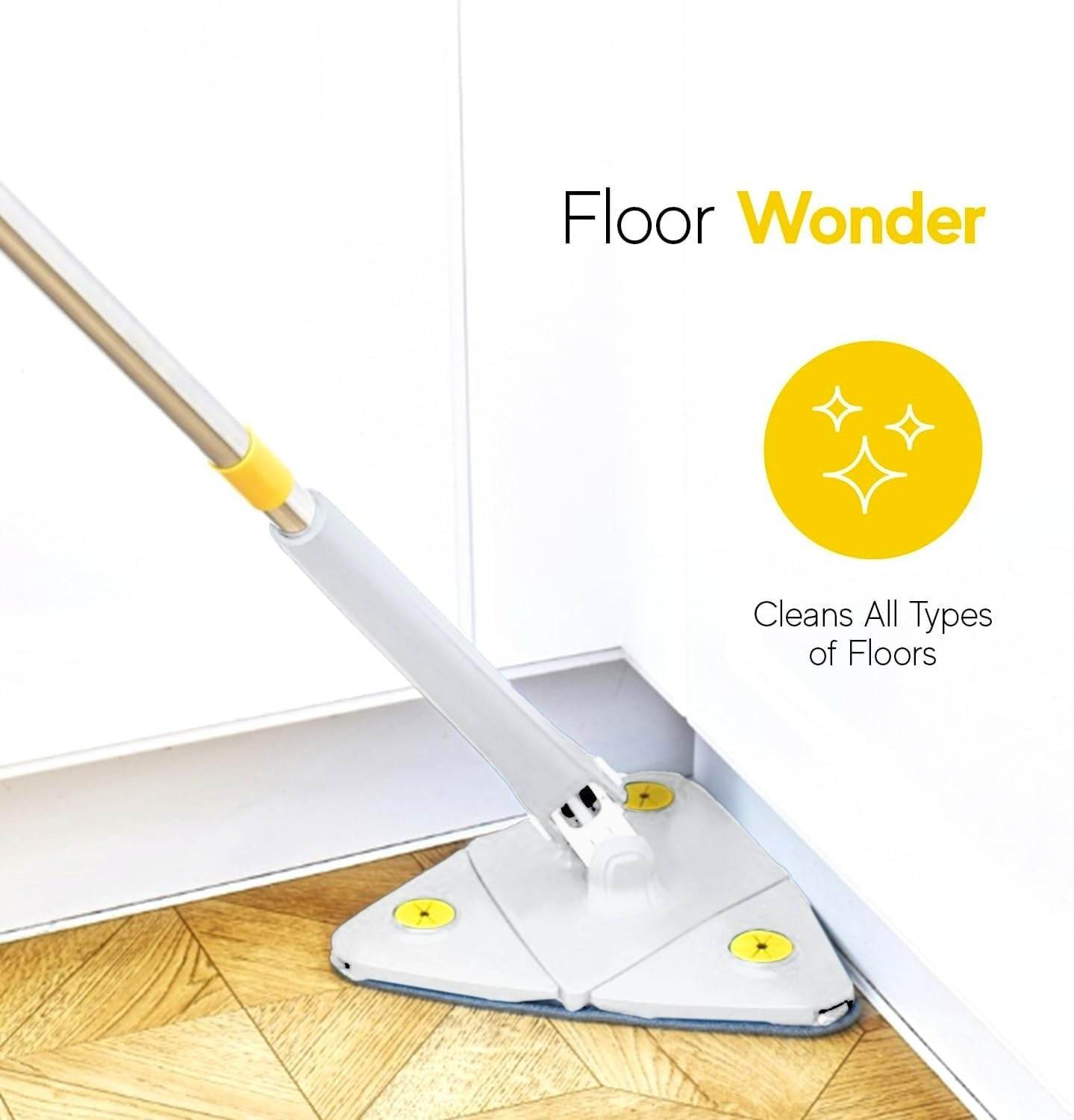 Rotatable Adjustable Cleaning Mop - DMC Wholesale