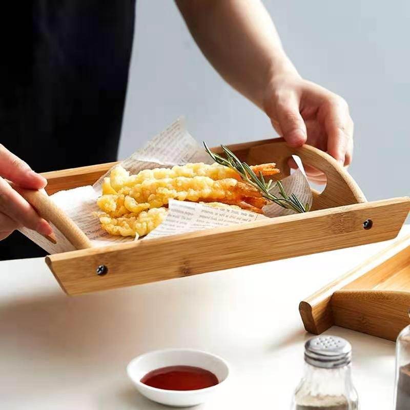 Wooden Serving Tray (Small) - DMC Wholesale