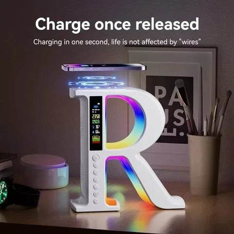 LED Wireless Charging R-Speaker - DMC Wholesale