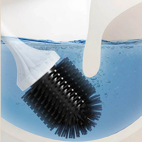 Wireless Electric Silicone Head Toilet Brush
