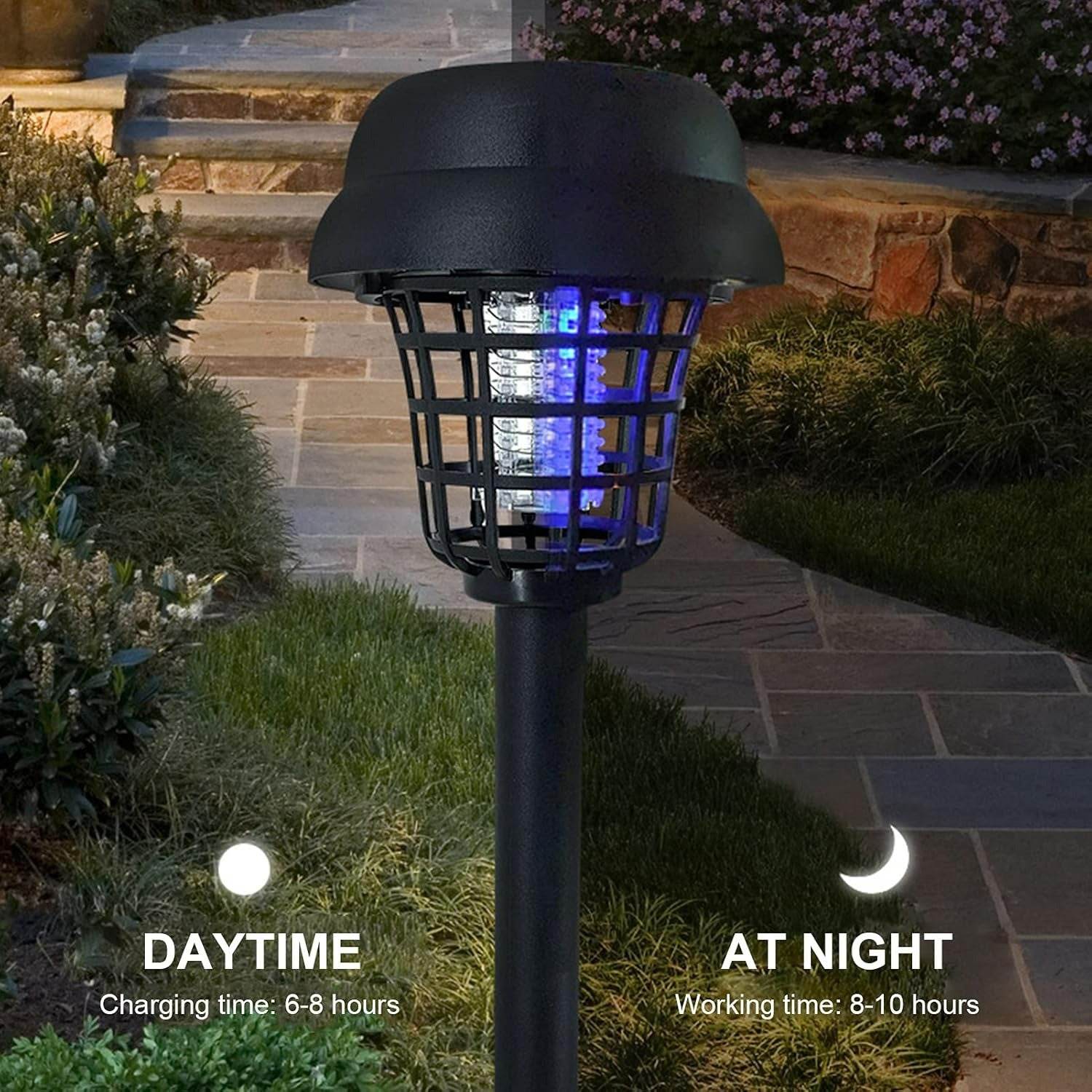 Outdoor Solar Powered Bug Zapper Light - DMC Wholesale