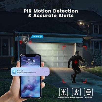 4K Solar Security Cameras Outdoor (4G) - DMC Wholesale