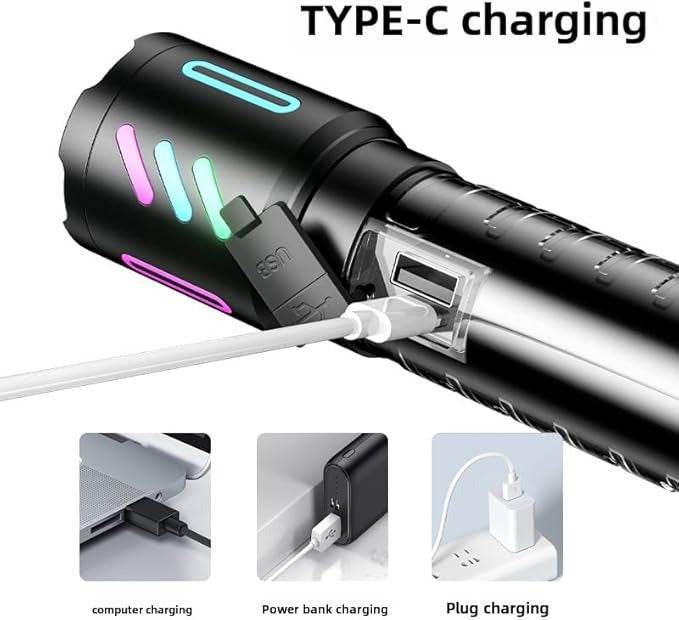 Handheld Powerful Flash Light for Outdoor - DMC Wholesale