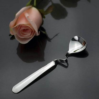 Curved Coffee Spoon Set (6 pcs)(14cm)(Silver) - DMC Wholesale