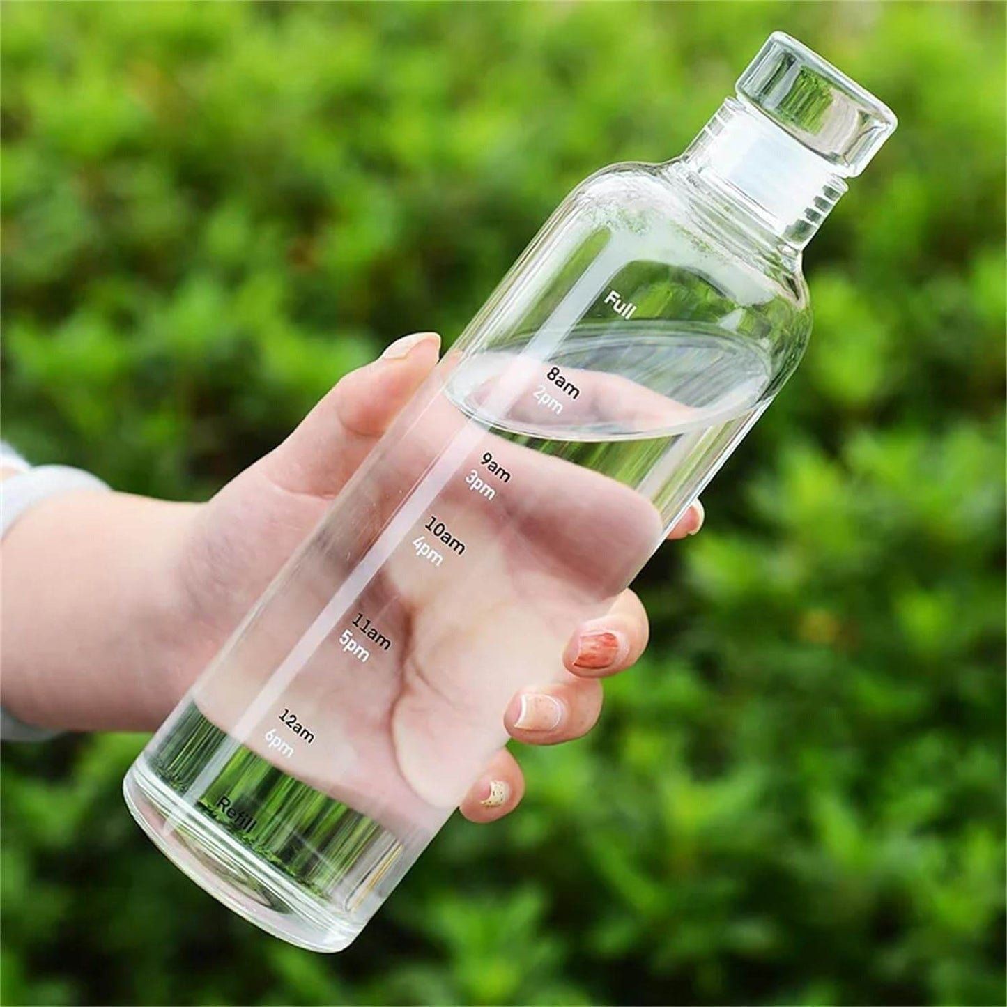 Clear Motivational Water Bottle (700ml) - DMC Wholesale