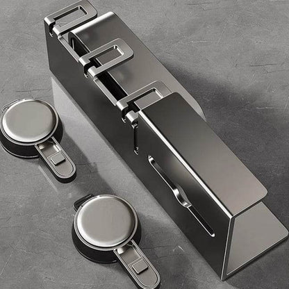 Tissue Box Wall-Mounted Bathroom Organiser (3 Compartment) - DMC Wholesale