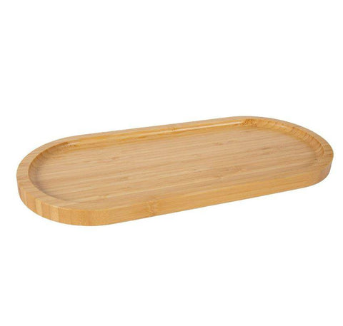 Wooden Oval Snack Plate - Alt View
