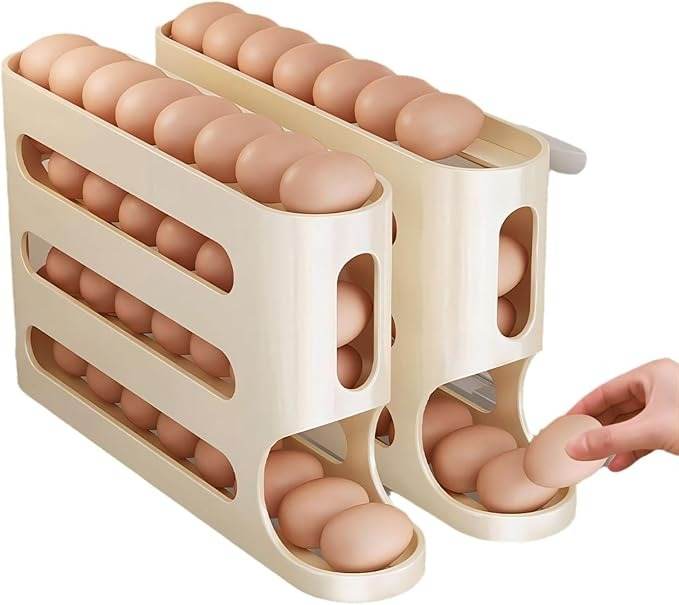 Slide Egg Storage Box (4 Layer) - DMC Wholesale