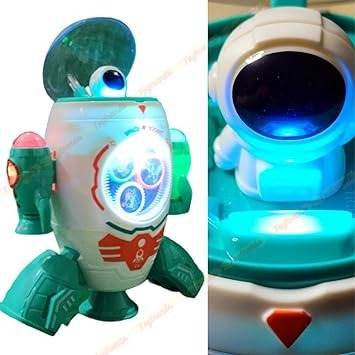 Space Rocket Musical Toy - Alt View