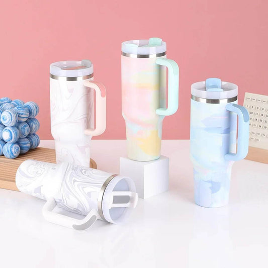 Pastel Pop Vacuum Insulated Tumbler with Lid (1200ml) - DMC Wholesale