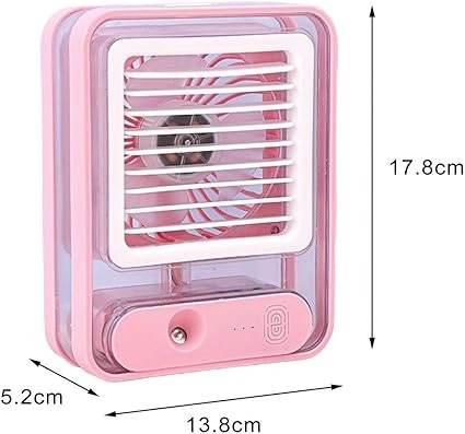 Rechargeable Cooling Misting Fan - Alt View