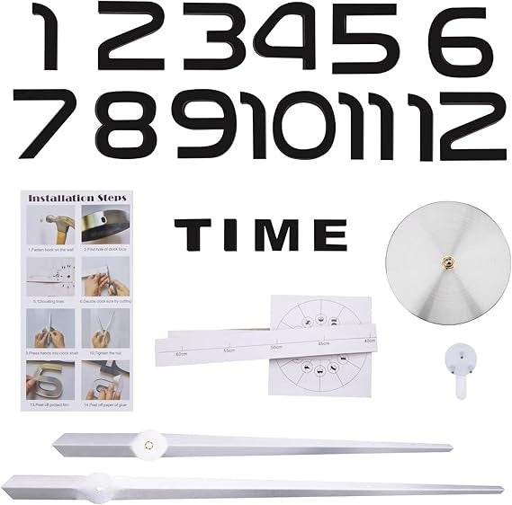 DIY Modern 3D Wall Clock (Glow in the dark) - DMC Wholesale