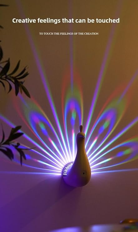 Peacock Projection Lamp