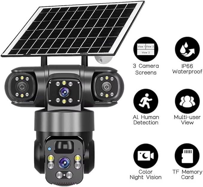 Solar Powered Security Camera (4G) - DMC Wholesale