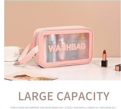 Cosmetic Bag Set (3 pcs) - DMC Wholesale