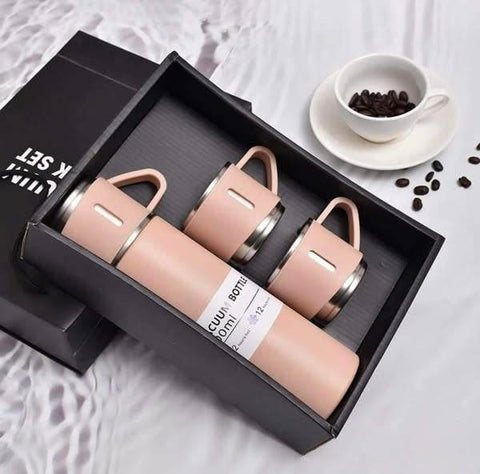 Vacuum Flask set (Pink)