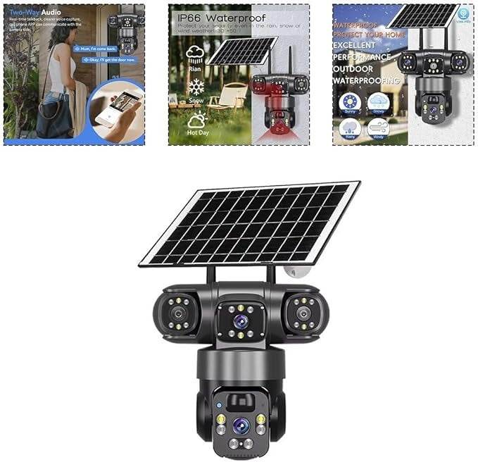 Solar Powered Security Camera (4G) - DMC Wholesale