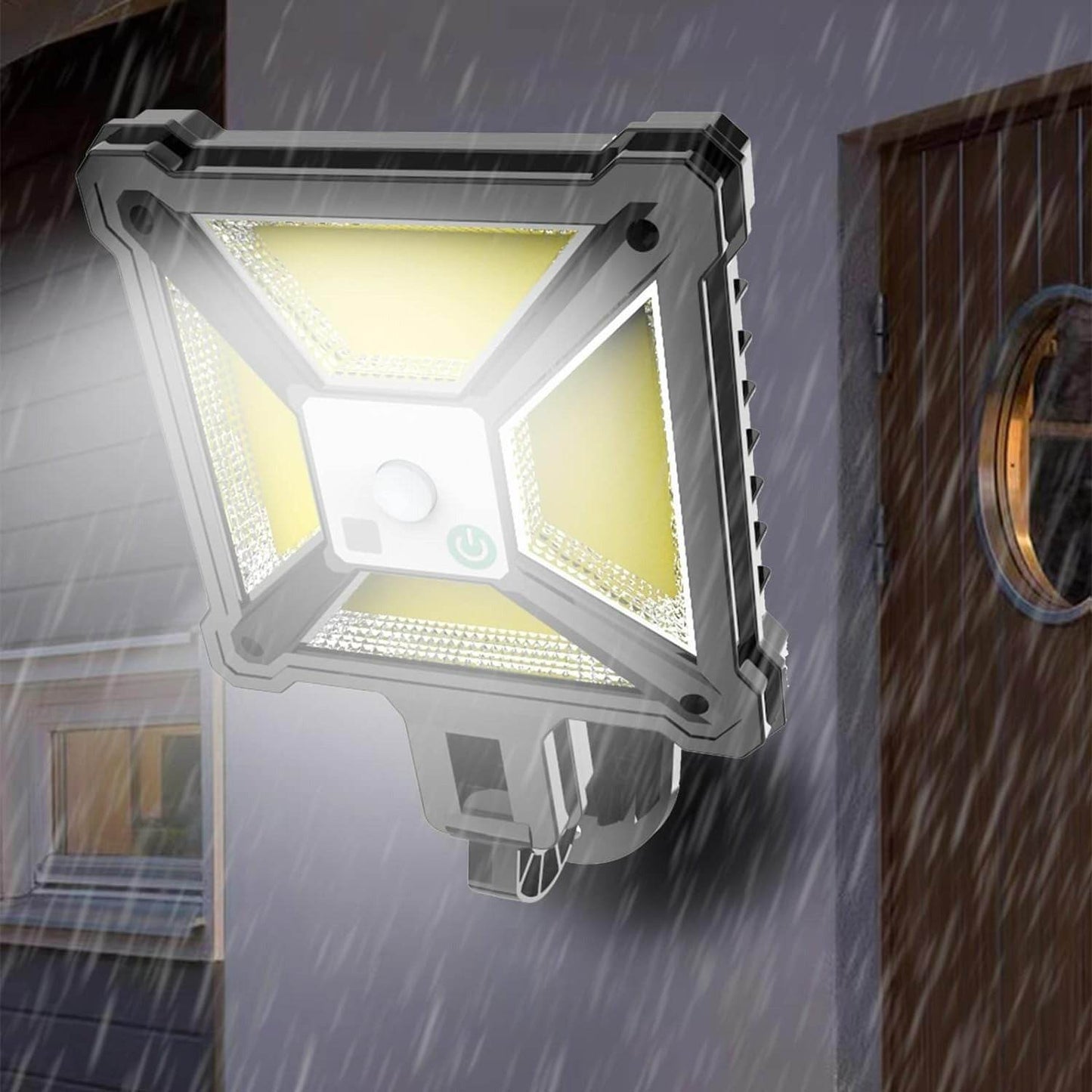 Square Motion Sensor Solar Street Lamp - DMC Wholesale