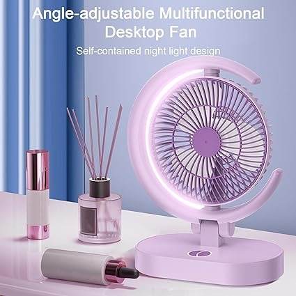 Desktop Fan With Night Light - DMC Wholesale