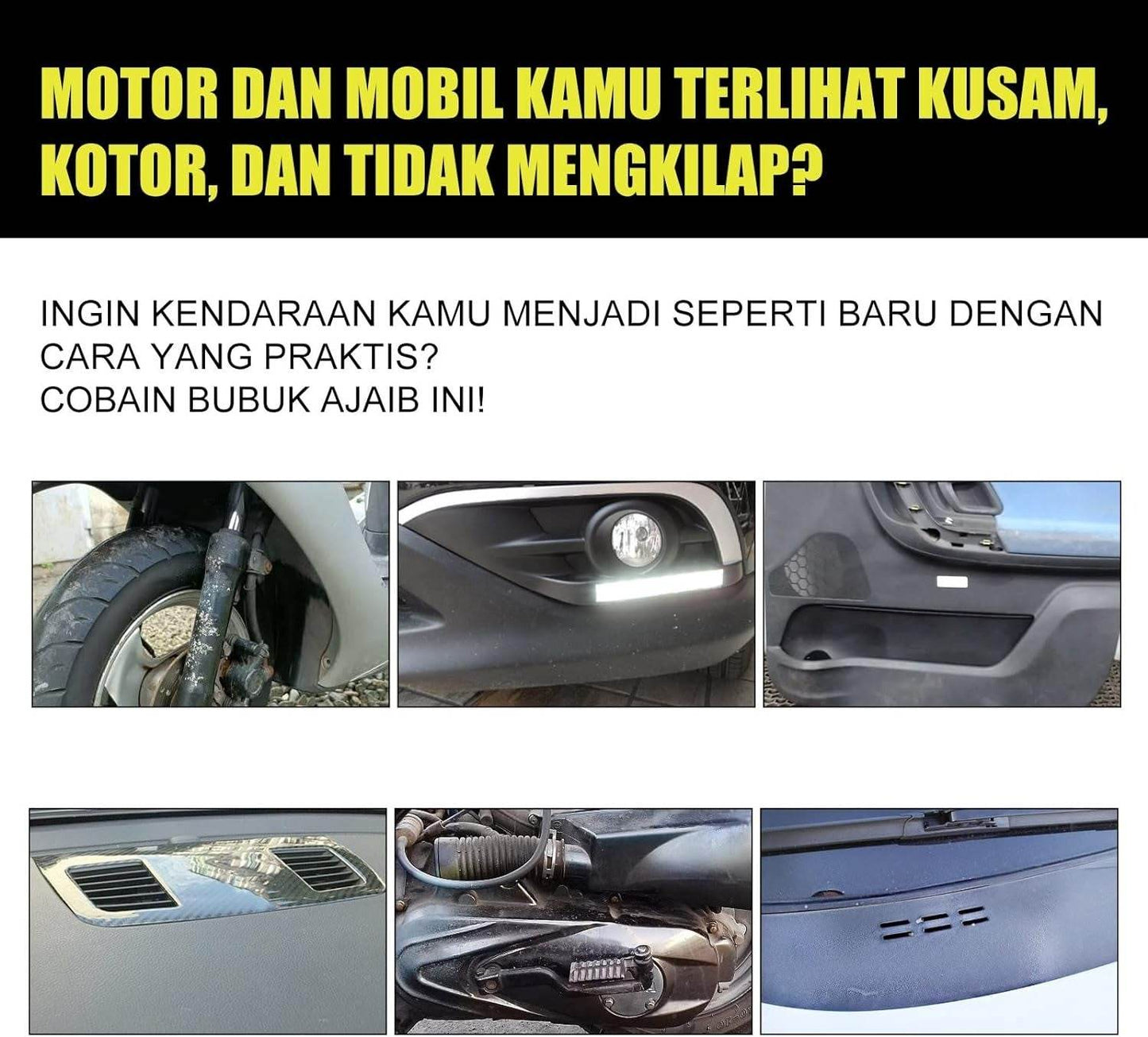 Car Plastic Renovation (60ml) - DMC Wholesale