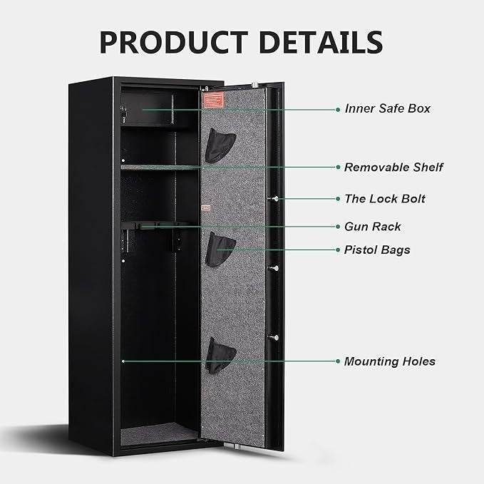 Gun Cabinet Save for Rifles and Pistols - DMC Wholesale