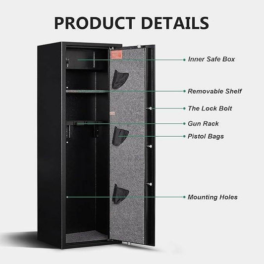 Gun Cabinet Save for Rifles and Pistols - DMC Wholesale