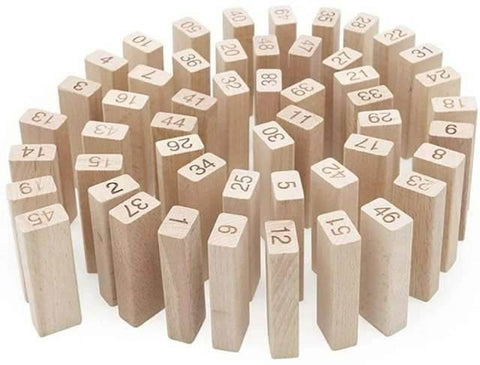 Wooden Stacking Tumbling Tower Blocks (Wood)