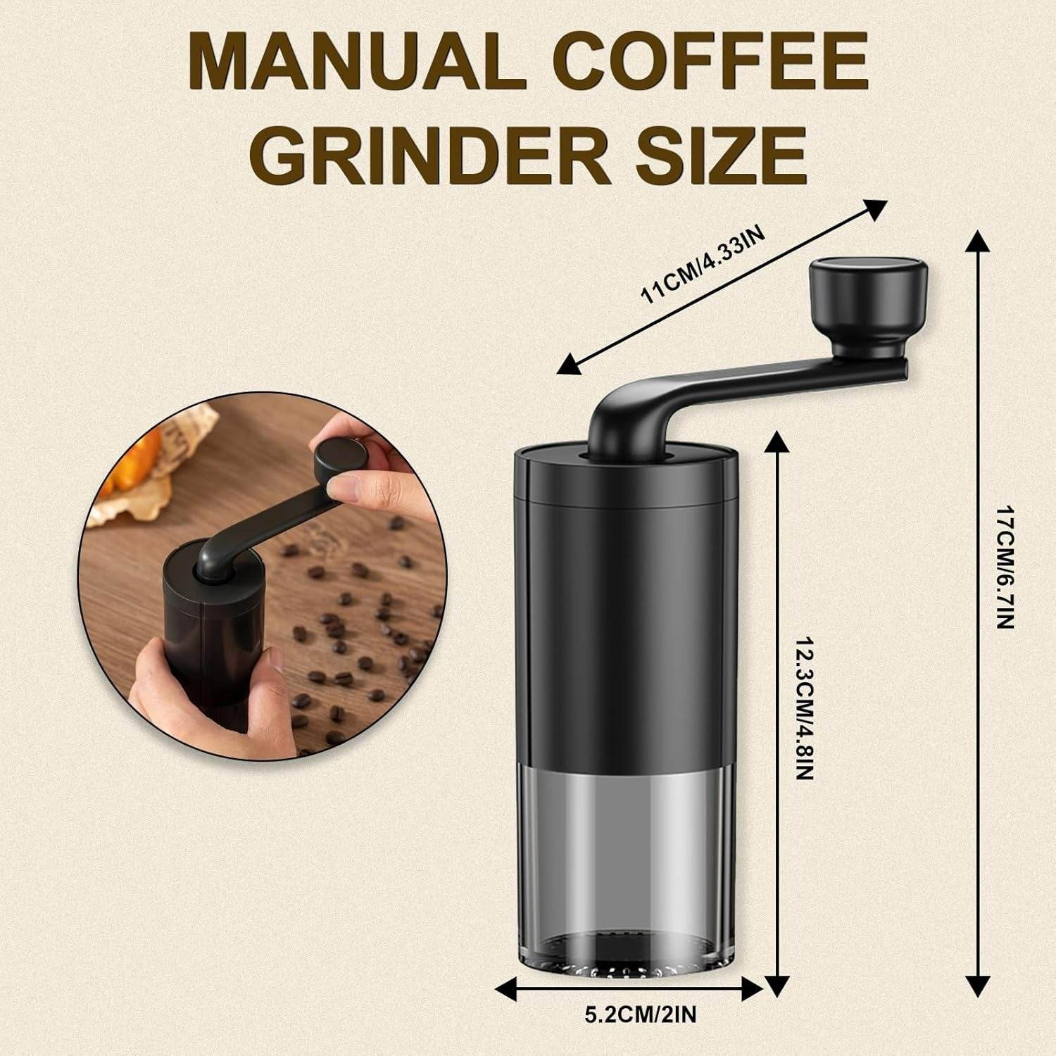 Portable Manual Coffee Bean Grinder - DMC Wholesale