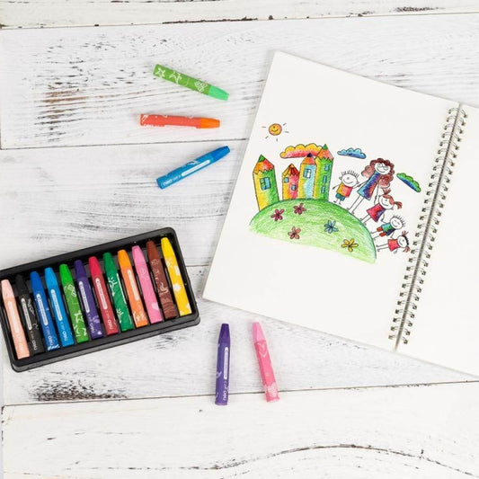 Artist Oil Pastel Set (12 pcs) - DMC Wholesale