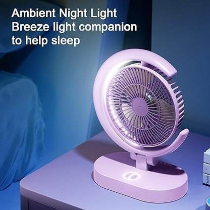 Desktop Fan With Night Light - DMC Wholesale