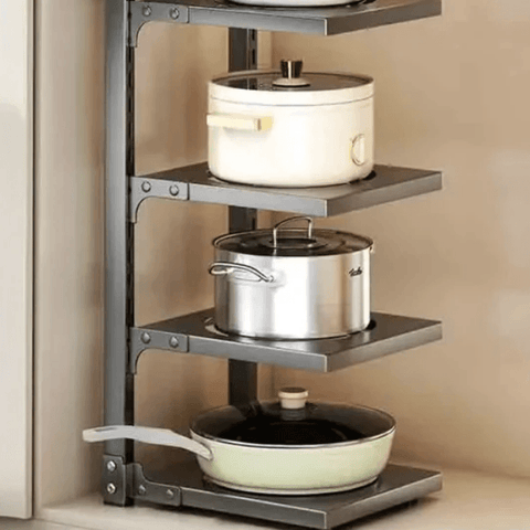 Cookware Organiser Storage Rack - Alt View