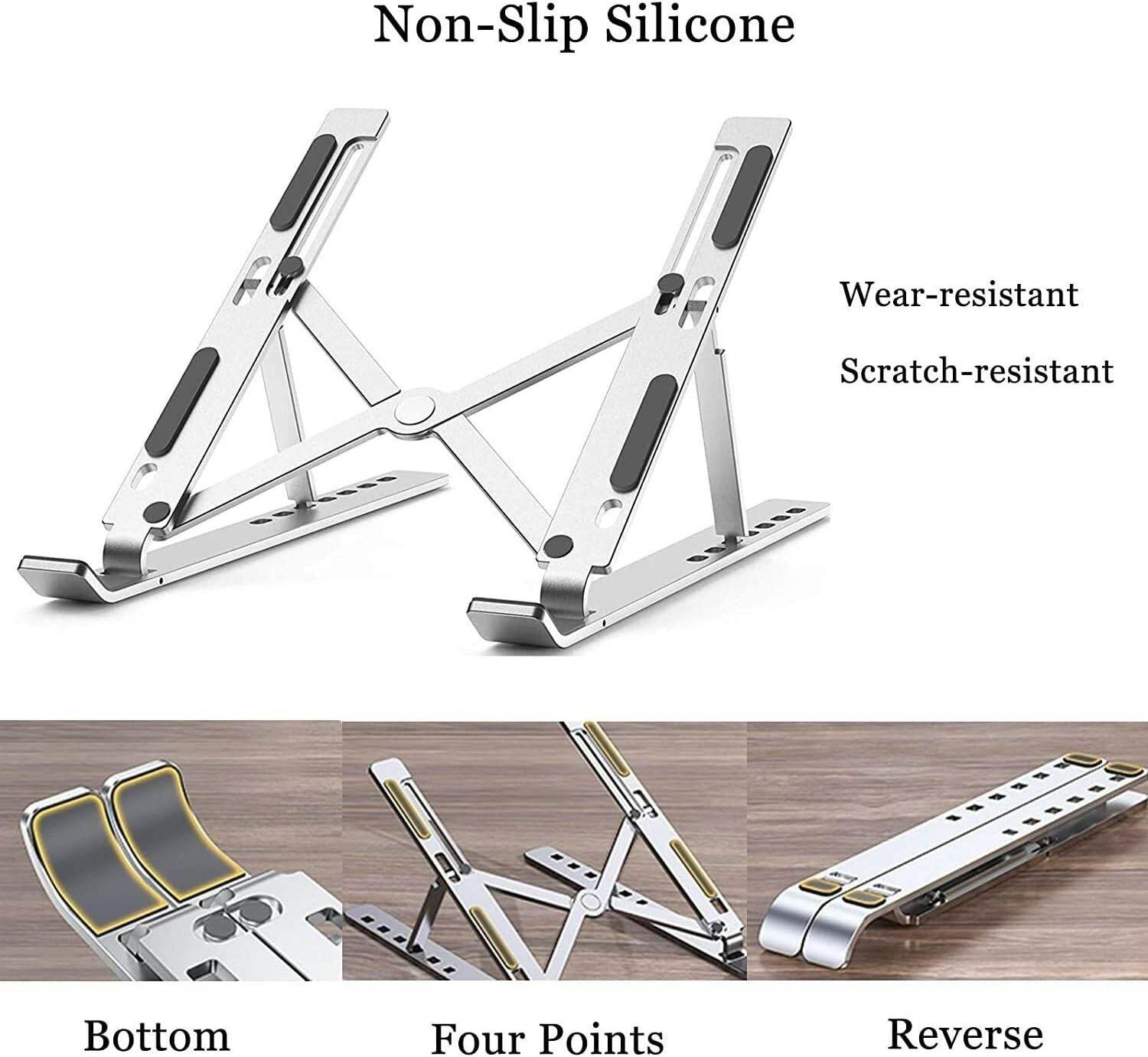 Adjustable Aluminium Foldable Notebook Stand - DMC Wholesale